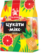 Цукати мікс (Сто ПУДІВ) 150г плівка (8)